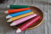 Цветные деревянные карандаши